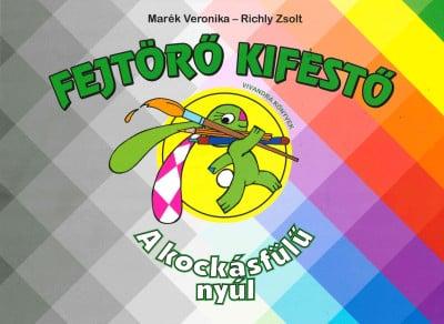A kockásfülű nyúl - Fejtörő kifestő
