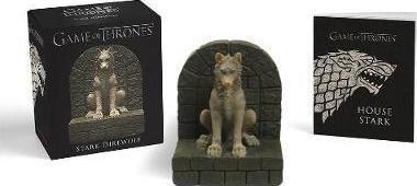 Game of Thrones: Stark Direwolf - Book &amp; Statue