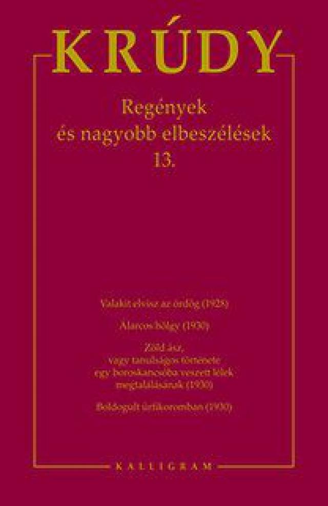 Regények és nagyobb elbeszélések 13.
