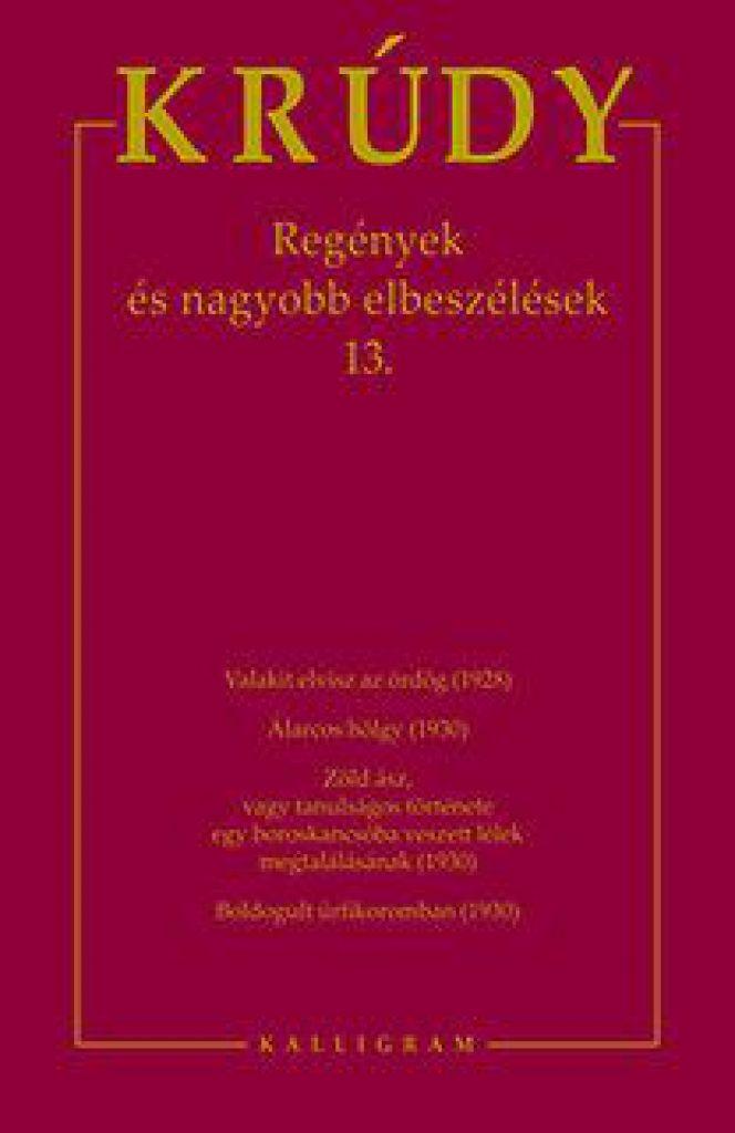 Regények és nagyobb elbeszélések 13.