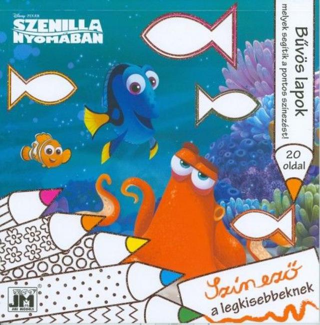 Szenilla nyomában - 20x20 csillám színező