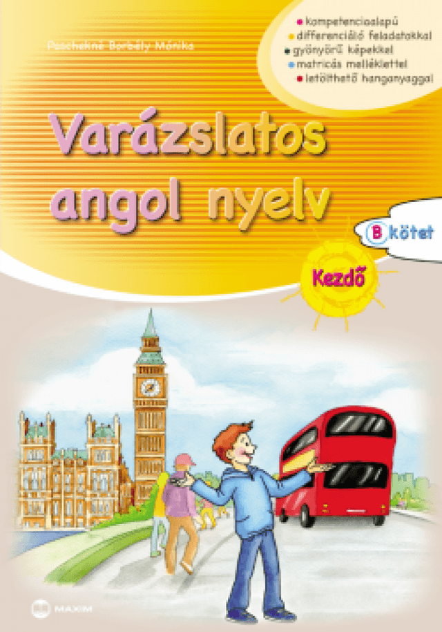 Varázslatos angol nyelv – Kezdő – B kötet