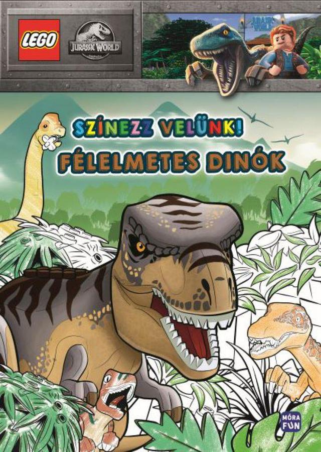 LEGO Jurassic World - Színezz velünk! - Félelmetes dinók
