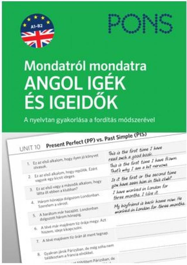 PONS Mondatról mondatra ANGOL IGÉK ÉS IGEIDŐK