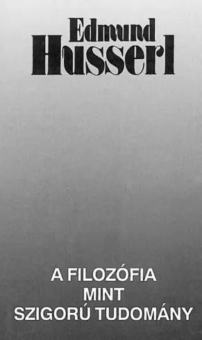 A filozófia mint szigorú tudomány (e-könyv)