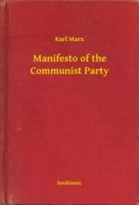 Manifesto of the Communist Party (e-könyv)