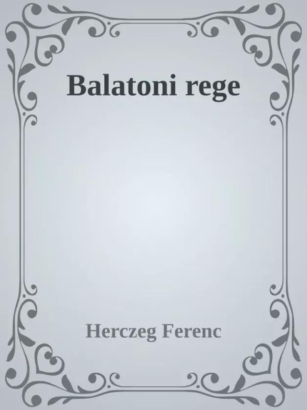 Balatoni rege (e-könyv)