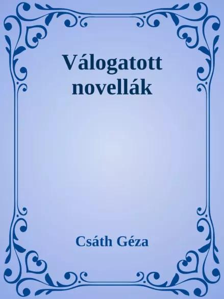 Válogatott novellák (e-könyv)