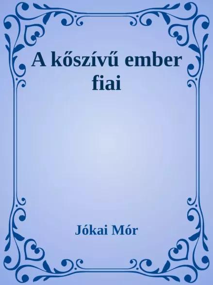 A kőszívű ember fiai (e-könyv)