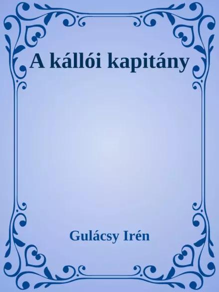 A kállói kapitány (e-könyv)
