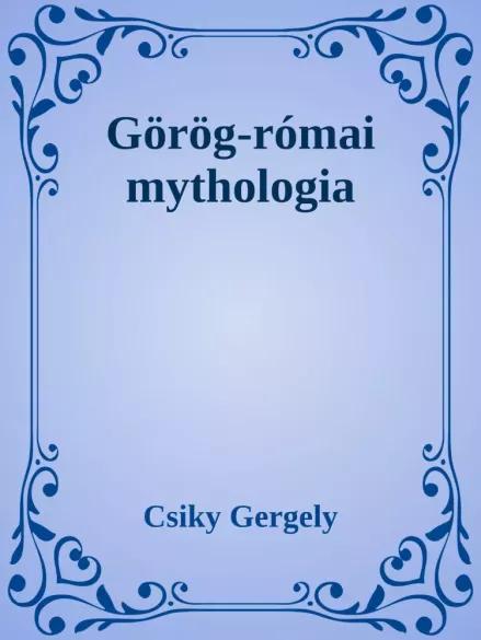 Görög-római mythologia (e-könyv)
