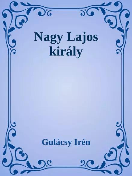 Nagy Lajos király (e-könyv)