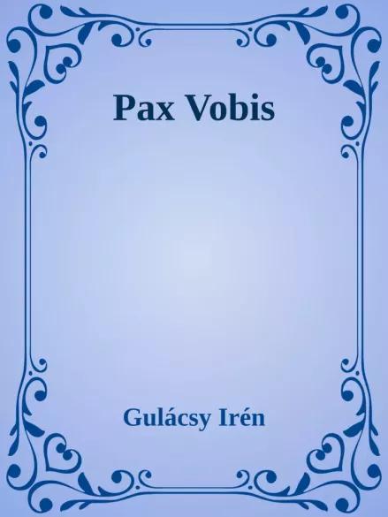 Pax vobis (e-könyv)