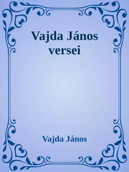 Vajda János válogatott versek (e-könyv)