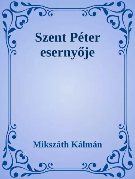 Szent Péter esernyője (e-könyv)