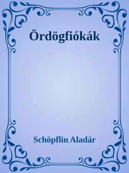 Ördögfiókák (e-könyv)