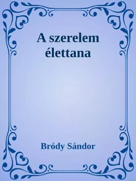 A szerelem élettana (e-könyv)