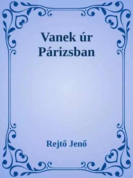 Vanek úr Párizsban (e-könyv)
