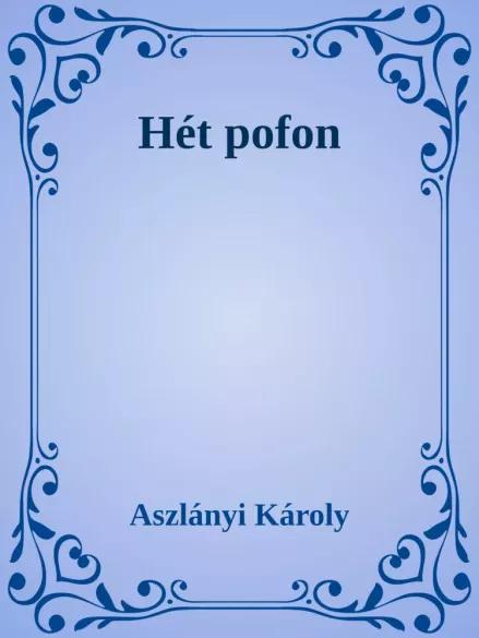 Hét pofon (e-könyv)