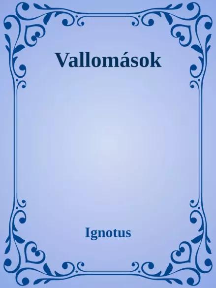 Vallomások (e-könyv)