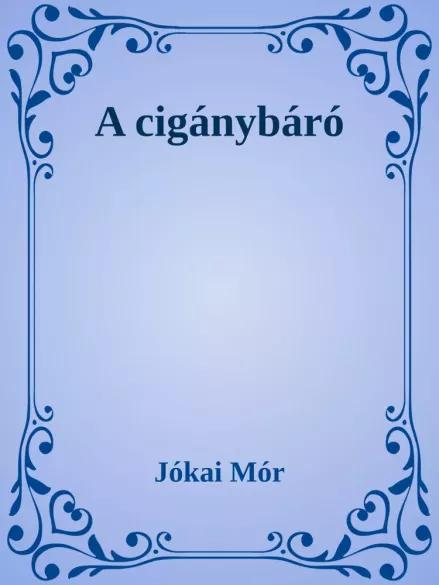A cigánybáró (e-könyv)