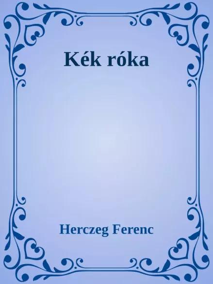 Kék róka (e-könyv)