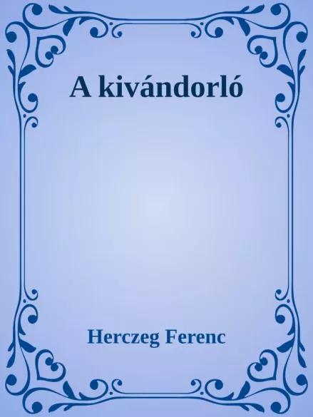 Kivándorló (e-könyv)