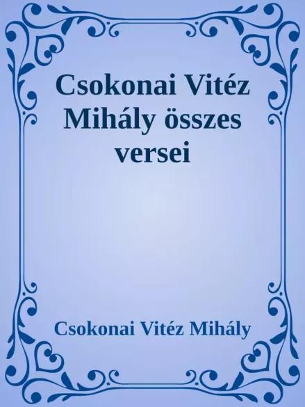 Csokonai összes verse (e-könyv)