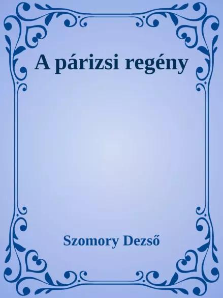 A párizsi regény (e-könyv)