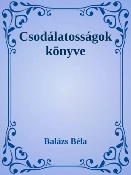 Csodálatosságok könyve (e-könyv)