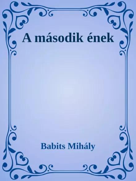 A második ének (e-könyv)