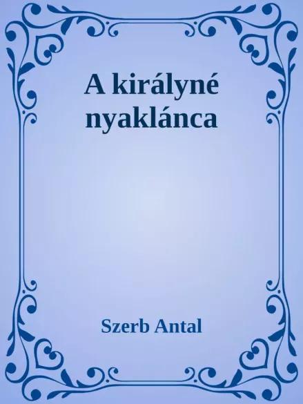 A királyné nyaklánca (e-könyv)