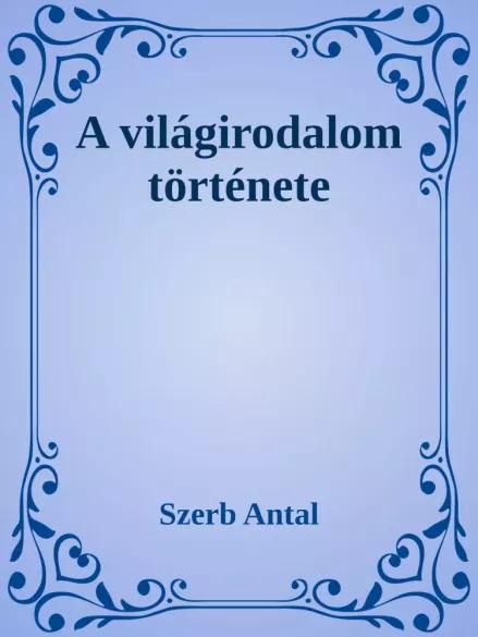 A világirodalom története (e-könyv)