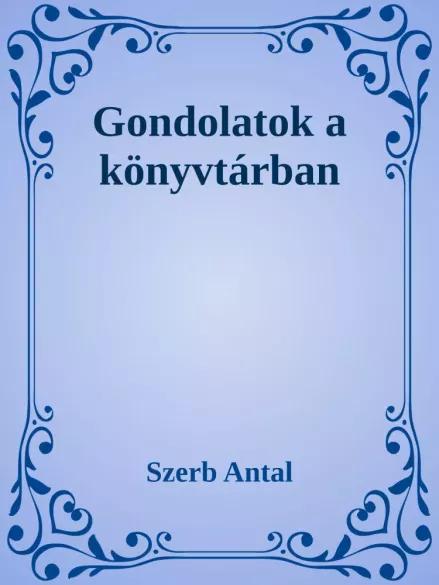 Gondolatok a könyvtárban (e-könyv)