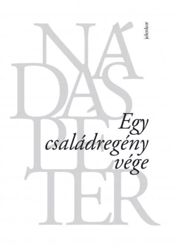 Egy családregény vége (e-könyv)