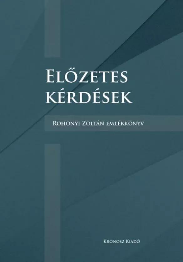 Előzetes kérdések (e-könyv)