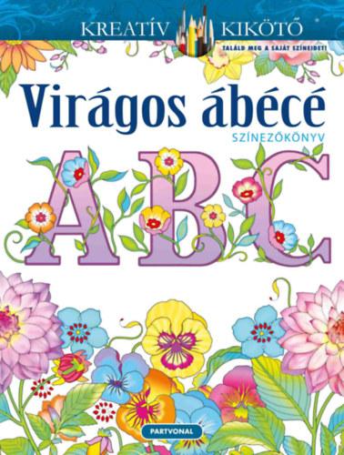 Virágos ábécé - Színezőkönyv